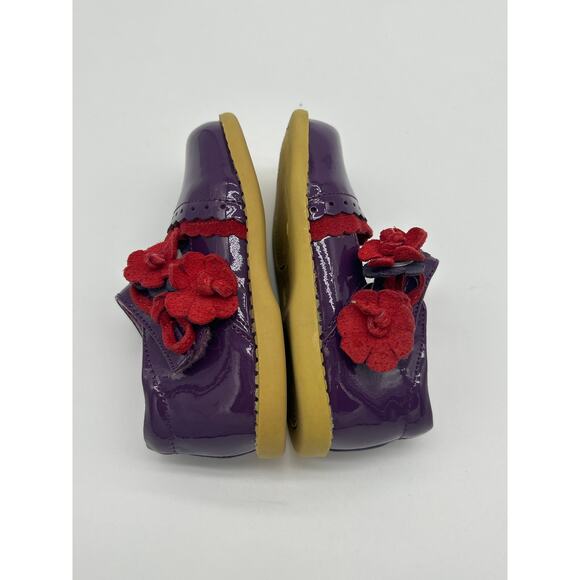Livie & Luca Bluebell Mary Jane Purple Patent Leather Dress Toddler Shoes Size 5 - Picture 4 of 7